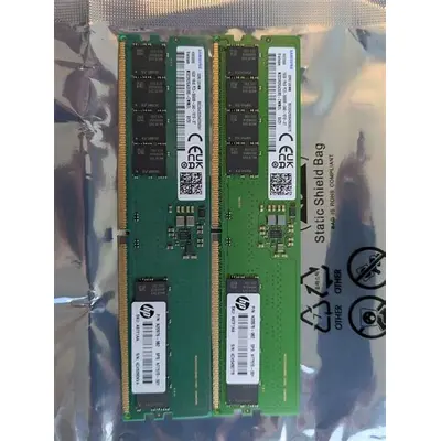 HP DDR5, module, 16 GB, DIMM 288-pin, 5600 MHz / PC5-44800, unbuffered, non-ECC (A9TF1AA)