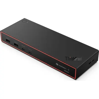 Lenovo ThinkPad Smart Dock 7500 Gen 2, Docking station, Thunderbolt 4, HDMI, DP, 2.5GbE, 135 Watt (40BE0135EU)