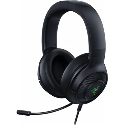 Gaming qulaqlıq Razer Kraken V3 X, 7.1, USB-A, RGB, 1.8m, black (RZ04-03750300-R3M1)