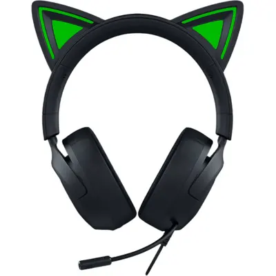 Gaming qulaqlıq Razer Kraken Kitty V3 X, mini-jack, 1.3m, black (RZ04-05350200-R3M1)