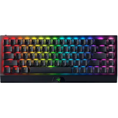 Gaming klaviatura Razer BlackWidow V3 Mini HyperSpeed, Green Switch, simsiz, RGB, qara (RZ03-03891600-R3R1)