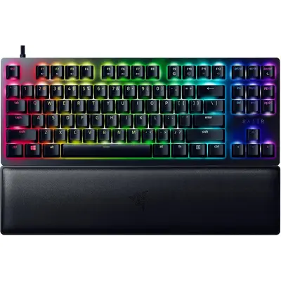 Gaming klaviatura Razer Huntsman V2 TKL RGB 87key Red Switch USB EN, black (RZ03-03940100-R3M1)
