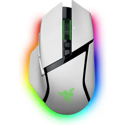 Gaming mouse Razer Basilisk V3 Pro 35K, RGB, USB-A/WL/BT, white (RZ01-05240200-R3G1)