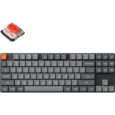 Klaviatura Keychron K1 Max Gateron White Backlight Red Switch (K1M-A1Z-AZ)