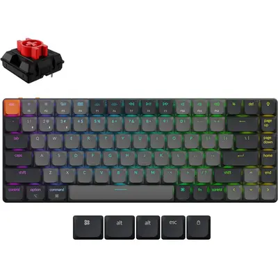 Klaviatura Keychron K3 (Version 3) Swappable RGB Backlight Red Switch (K3X-H1-AZ)