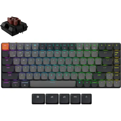 Klaviatura Keychron K3 (Version 3) Swappable RGB Backlight Brown Switch (K3X-H3-AZ)