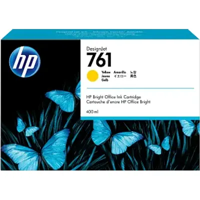 Mürəkkəb kartric HP 761 400 ml Yellow DesignJet (CM992A)