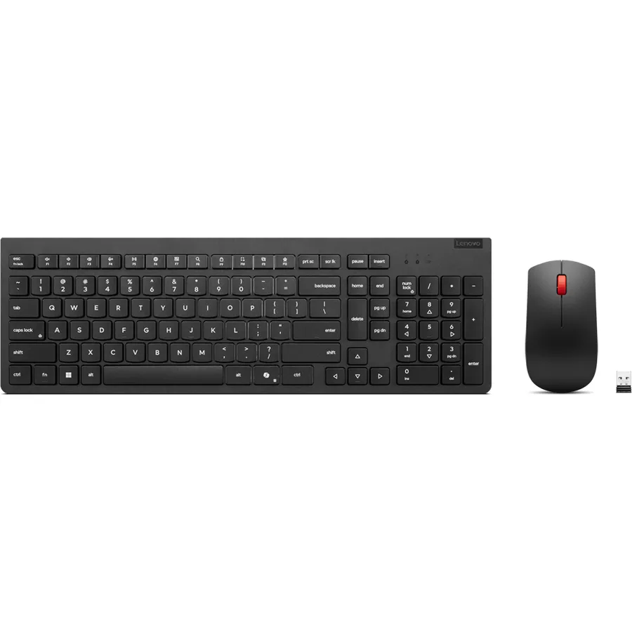 Klaviatura və mouse dəsti Lenovo Essential Wireless Keyboard & Mouse Gen2 qara (4X31R64481)