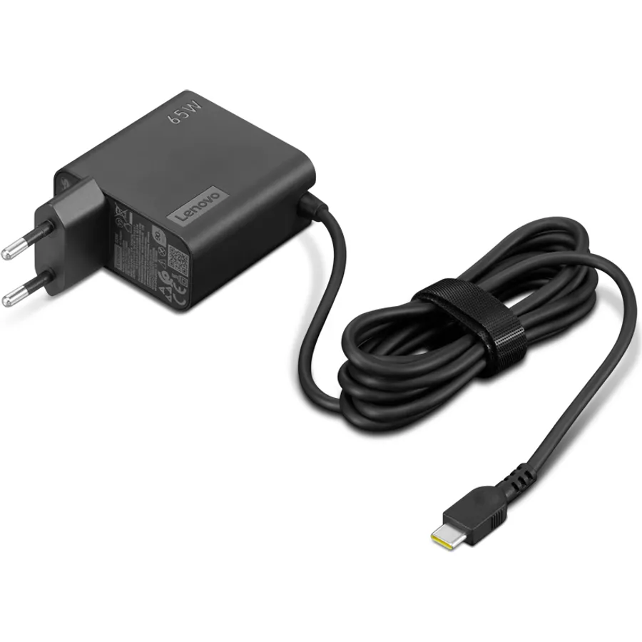 Noutbuk adapteri Lenovo 65W USB-C Wall EU (4X21L54610)