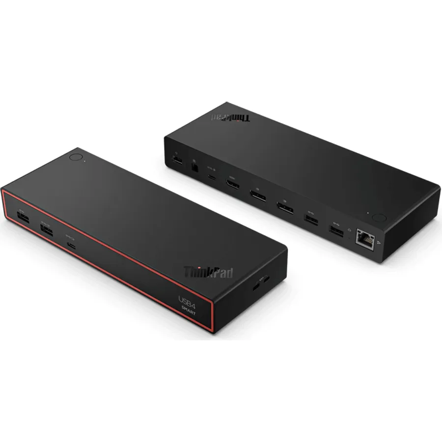 Doking stansiya Lenovo ThinkPad USB4 Smart Dock 5500, 135W adapter ilə (40BC0135EU)