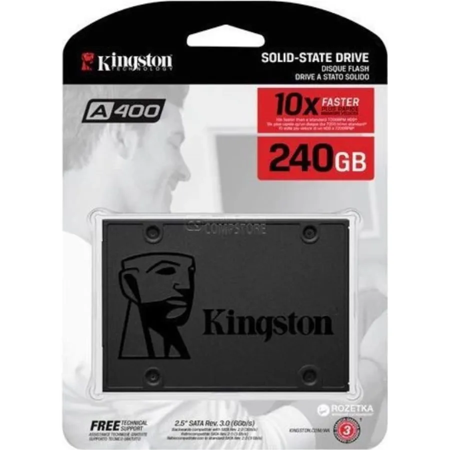 SSD Kingston A400 240GB 2.5" SATA3 (SA400S37/240G)