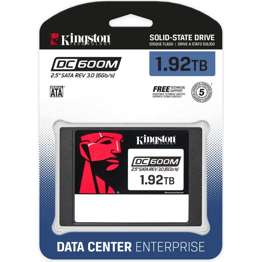 SSD Kingston DC600M 1920GB 2.5" SATA, Enterprise (SEDC600M/1920G)