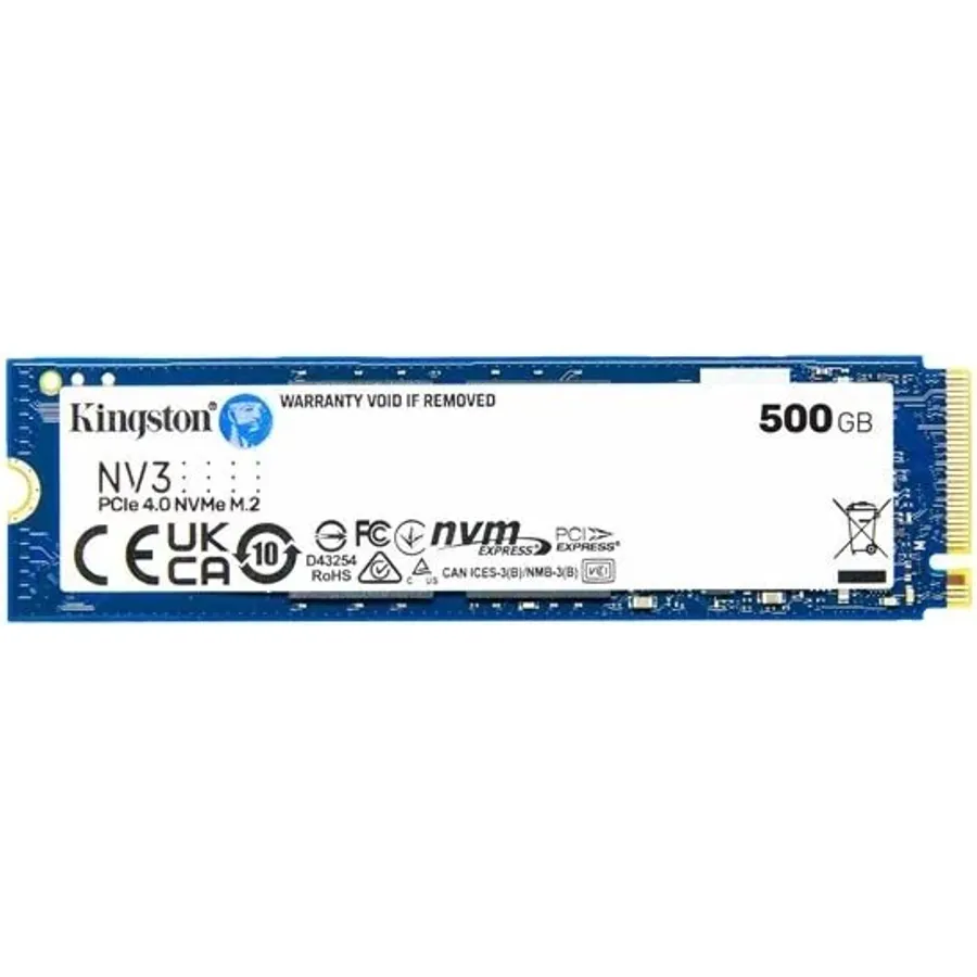 SSD Kingston NV3 500GB PCIe 4.0 NVMe M.2 2280 (SNV3S/500G)