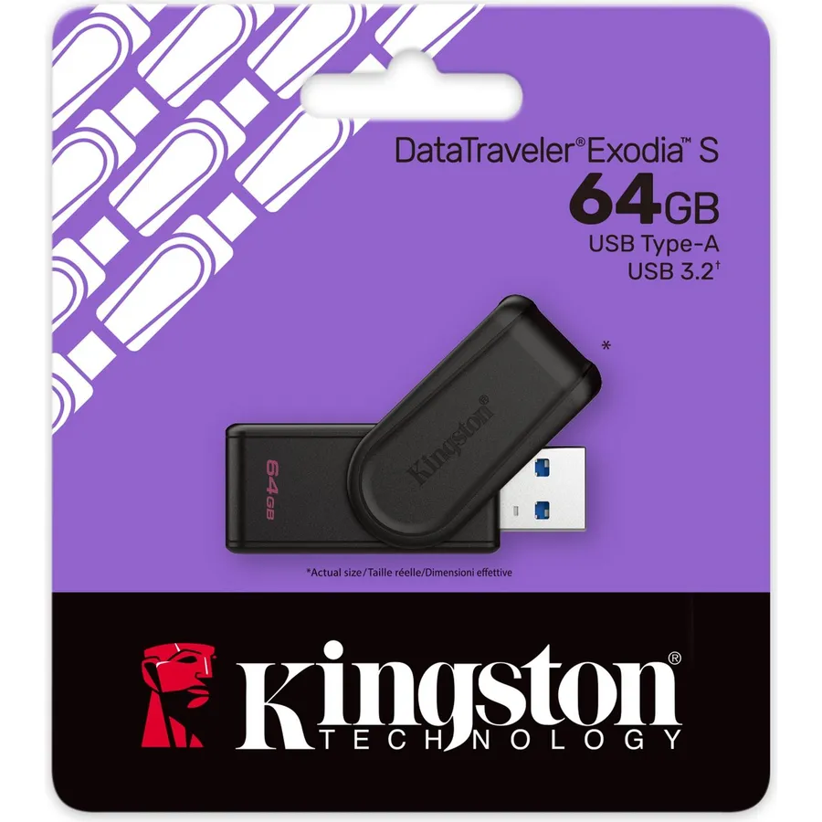 Fləş kart Kingston DataTraveler Exodia S (DTXS/64GB)