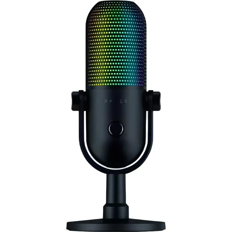 Gaming mikrofon Razer Seiren V3 Chroma, Uni, RGB, USB-A, 2m, black (RZ19-05060100-R3M1)