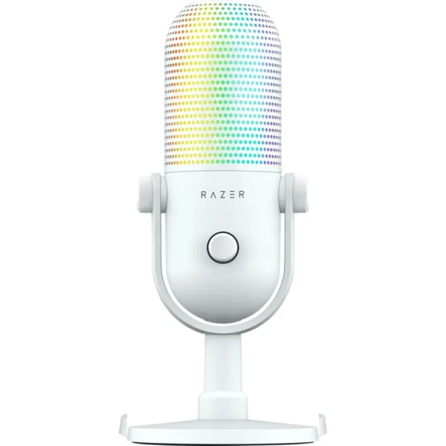 Gaming mikrofon Razer Seiren V3 Chroma, Uni, RGB, USB-A, 2m, white (RZ19-05060200-R3M1)