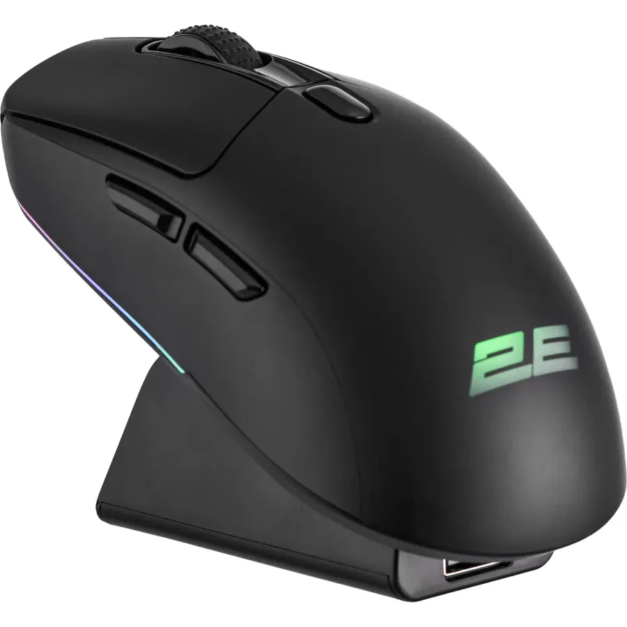 Gaming mouse 2E MG360 WL, USB-A/WL/BT, black (2E-MG360UB-WL)