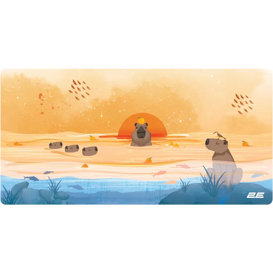 Mousepad 2E Capybarra L, sarı (2E-PAD-L-CAPY-YELLOW)
