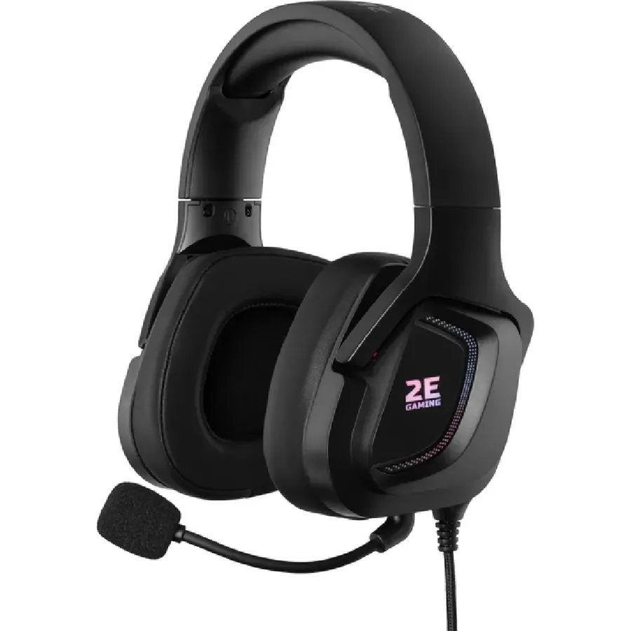Gaming qulaqlıq 2E HG340 RGB USB 7.1 Black / 2E-HG340BK-7.1