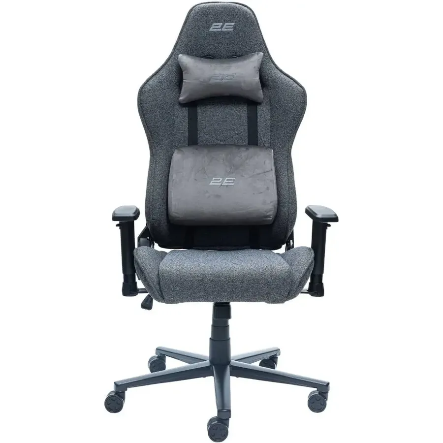 Gaming kreslo 2E BUSHIDO Lite, fabric, 2D-Armrests, dark grey (2E-GC-BUS-ESGY)