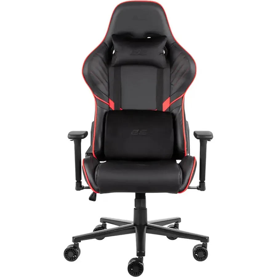 Gaming kreslo 2E HIBAGON Gen II, qara-qırmızı (2E-GC-HIB-BKRD)