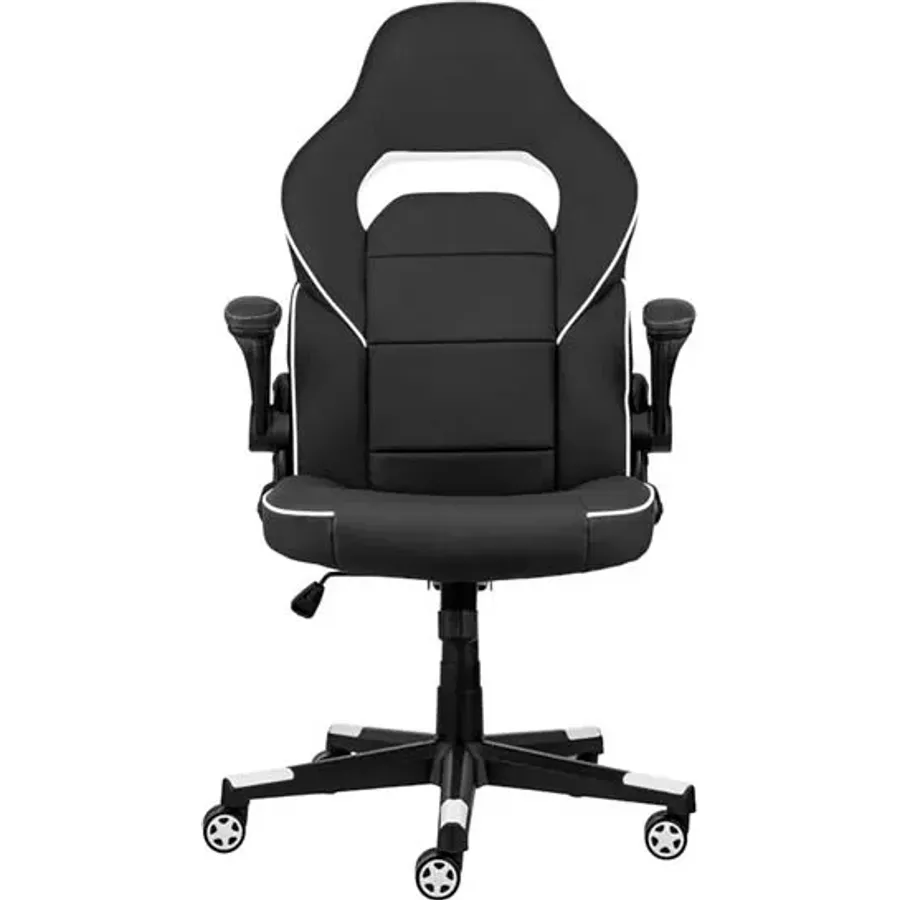 Gaming kreslo 2E HEBI, qara-ağ (2E-GC-HEB-BKWT)