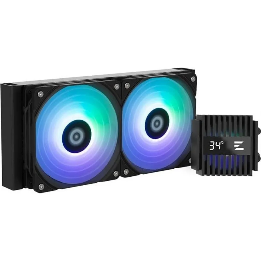 Su soyutma sistemi Zalman Alpha2 A24, qara (ALPHA2A24BLACK)