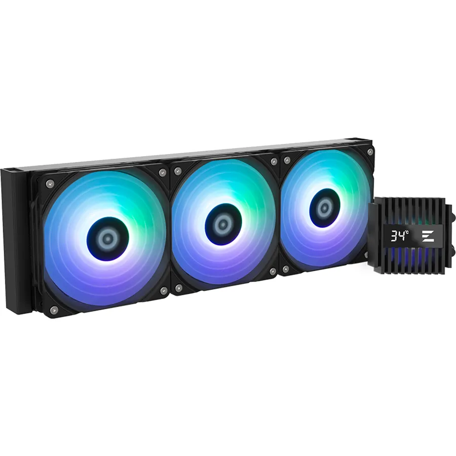 Su soyutma sistemi Zalman Alpha2 A36 ARGB, 360W TDP, qara (ALPHA2A36BLACK)
