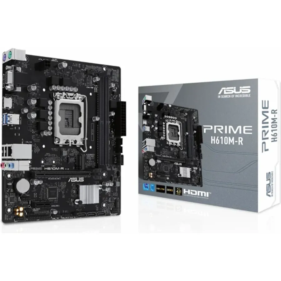 Ana plata ASUS PRIME H610M-R-SI s1700 H610 2xDDR5 M.2 HDMI D-Sub DP mATX (90MB1GL0-M0ECY0)