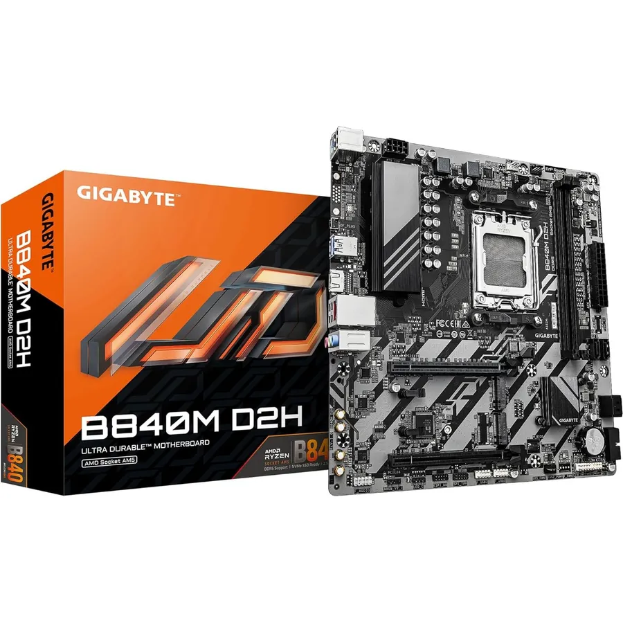 Ana plata Gigabyte B840M D2H sAM5 B840 2xDDR5 M.2 HDMI mATX (B840M_D2H)