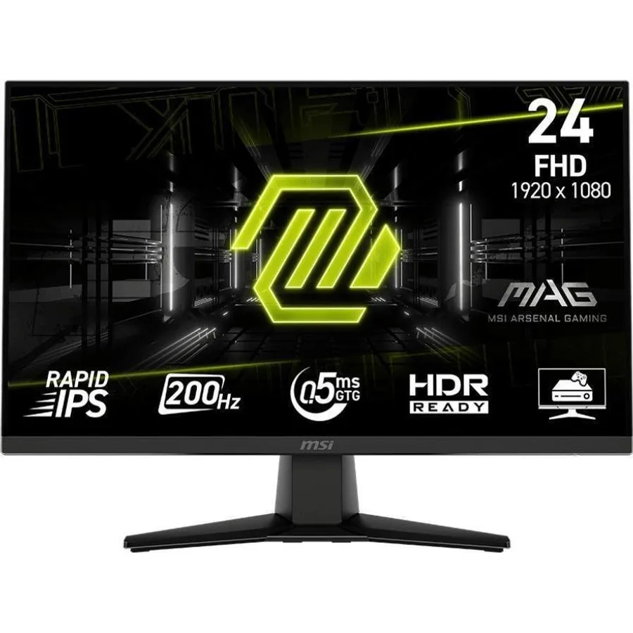 Gaming monitor MSI MAG 242F 23.8" IPS 200Hz 0.5ms FreeSync (9S6-3BC51T-007)