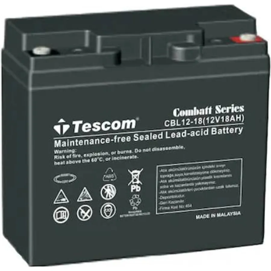 Akkumulyator Tescom Combat 12V 18Ah (BATT-12V-18AH)