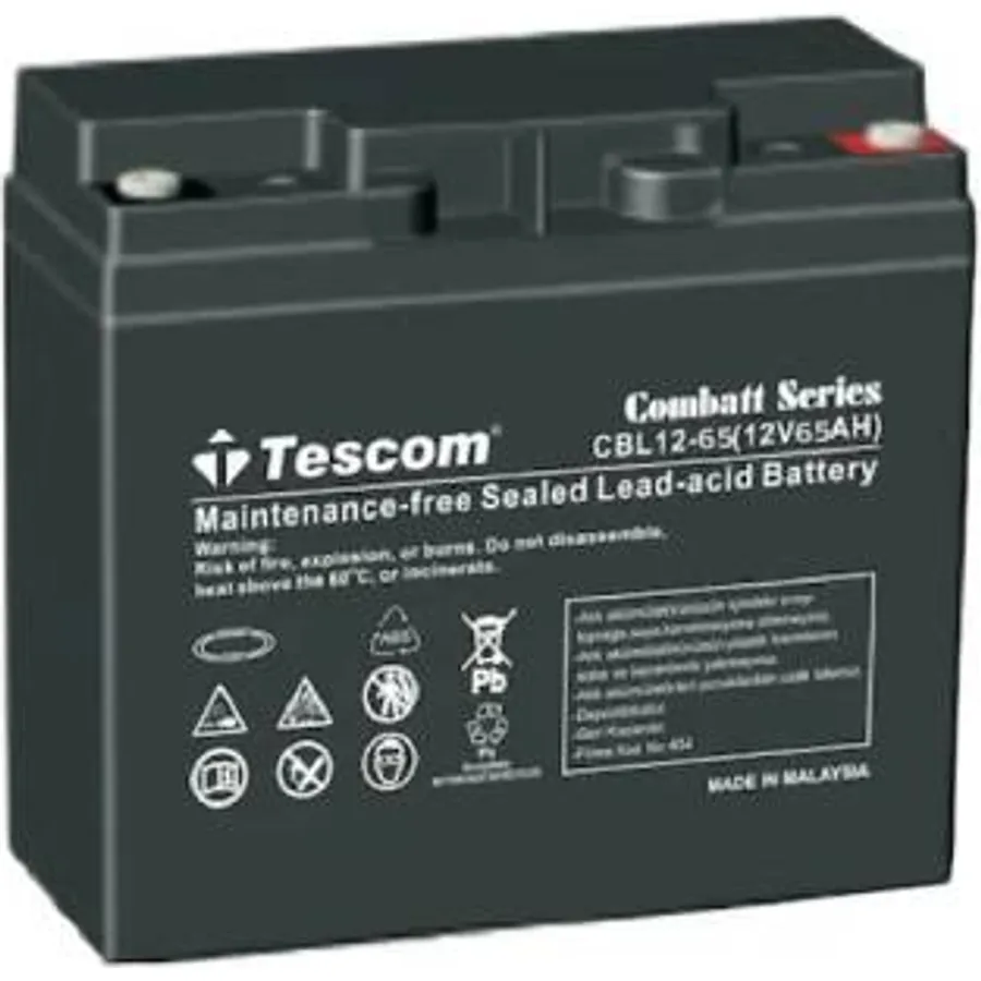 Akkumulyator Tescom Combat 12V 65Ah (BATT-12V-65AH)