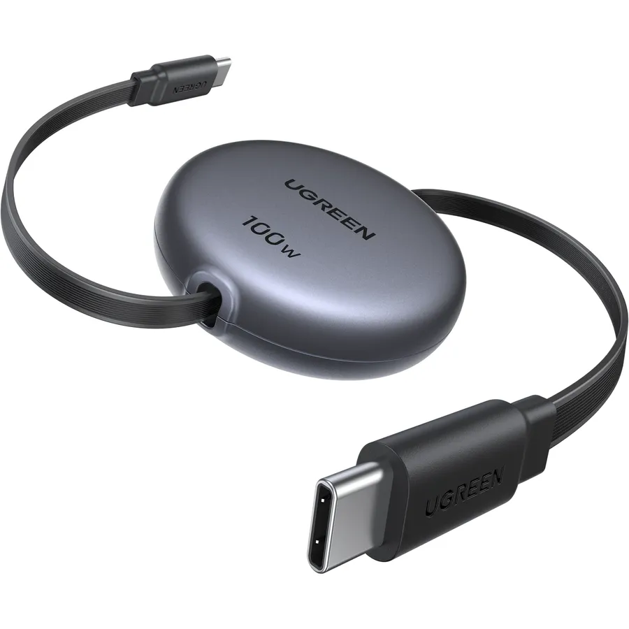 USB-C kabel Ugreen USB-C – USB-C 100W PD Fast Charging Retractable (65905)