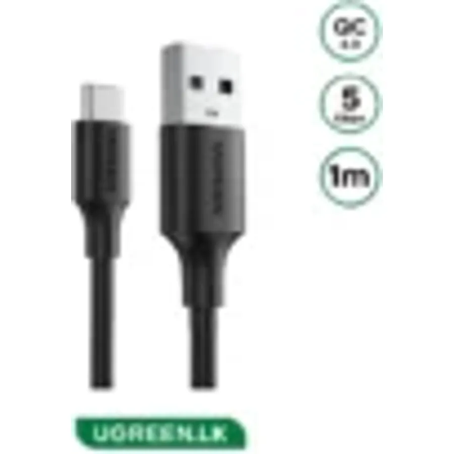 USB kabel Ugreen USB 3.0 A Male – Type C Male Nickel Plating 1.5m (qara) (20883)