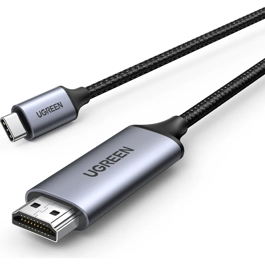 USB-C – HDMI kabel Ugreen 1.5 m, boz-qara (50570)