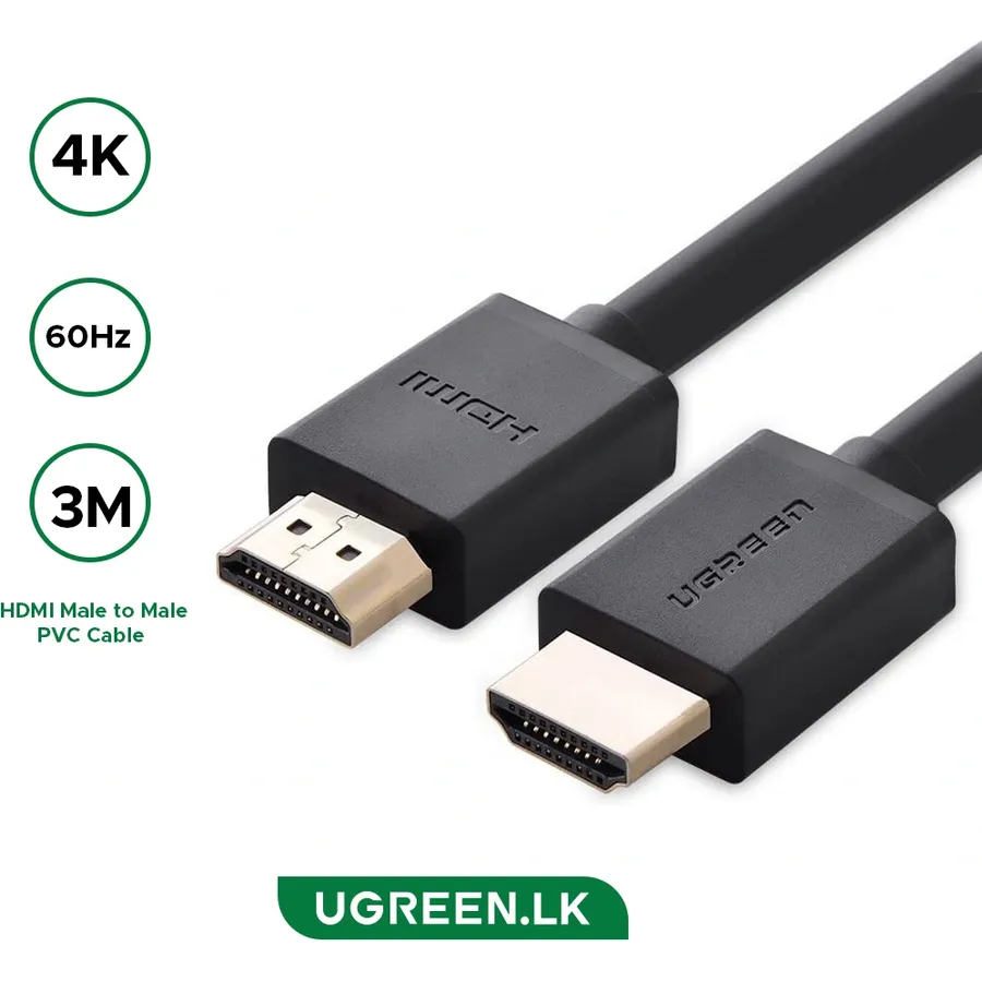 HDMI kabel Ugreen HDMI 4K M-M qara 2m (10107)