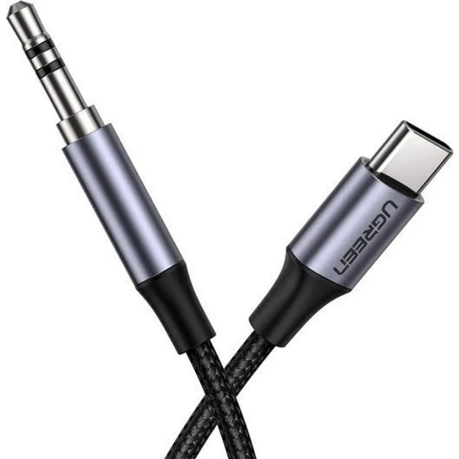 Audio kabel Ugreen USB-C – 3.5mm, 1m, tünd boz (30633)