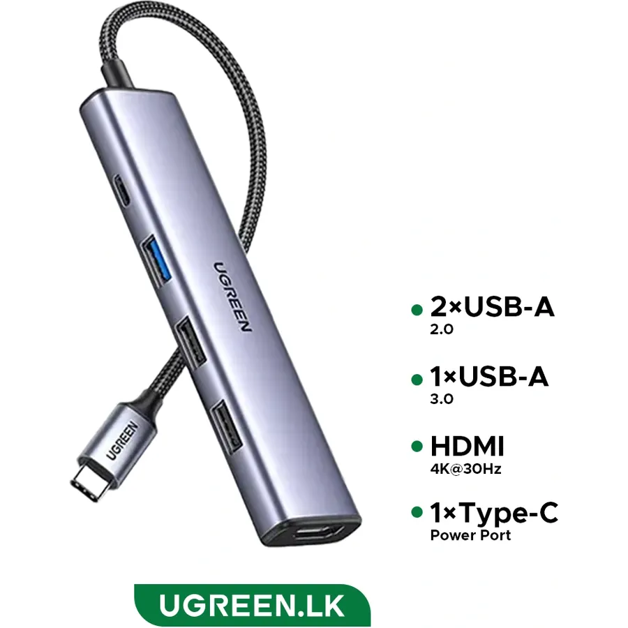 USB-C çoxfunksiyalı adapter Ugreen (15495)