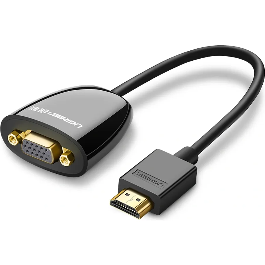 Video çevirici Ugreen HDMI – VGA Converter without Audio (qara) (40253)
