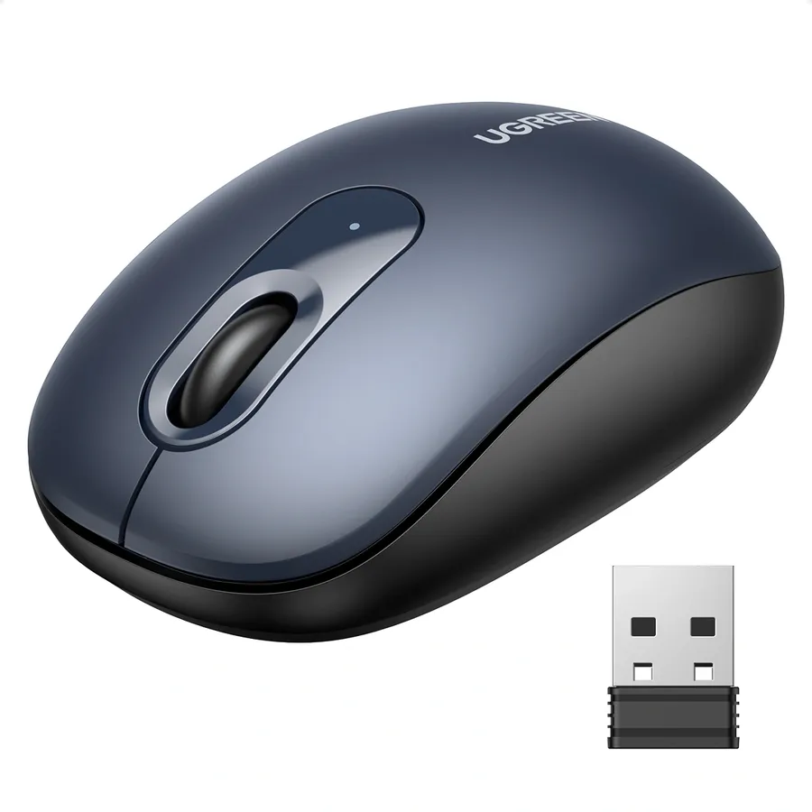 Mouse Ugreen 2.4G simsiz, tünd göy (90550)