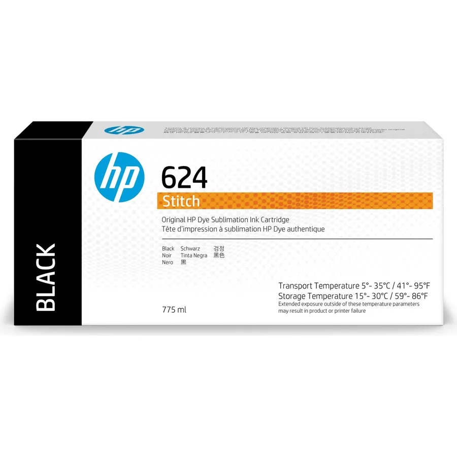 Mürəkkəb kartric HP 624 775 ml Black Stitch Dye Sublimation (2LL53A)