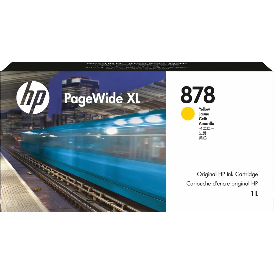 Mürəkkəb kartric HP 878 1 l Yellow PageWide XL (312Z4A)