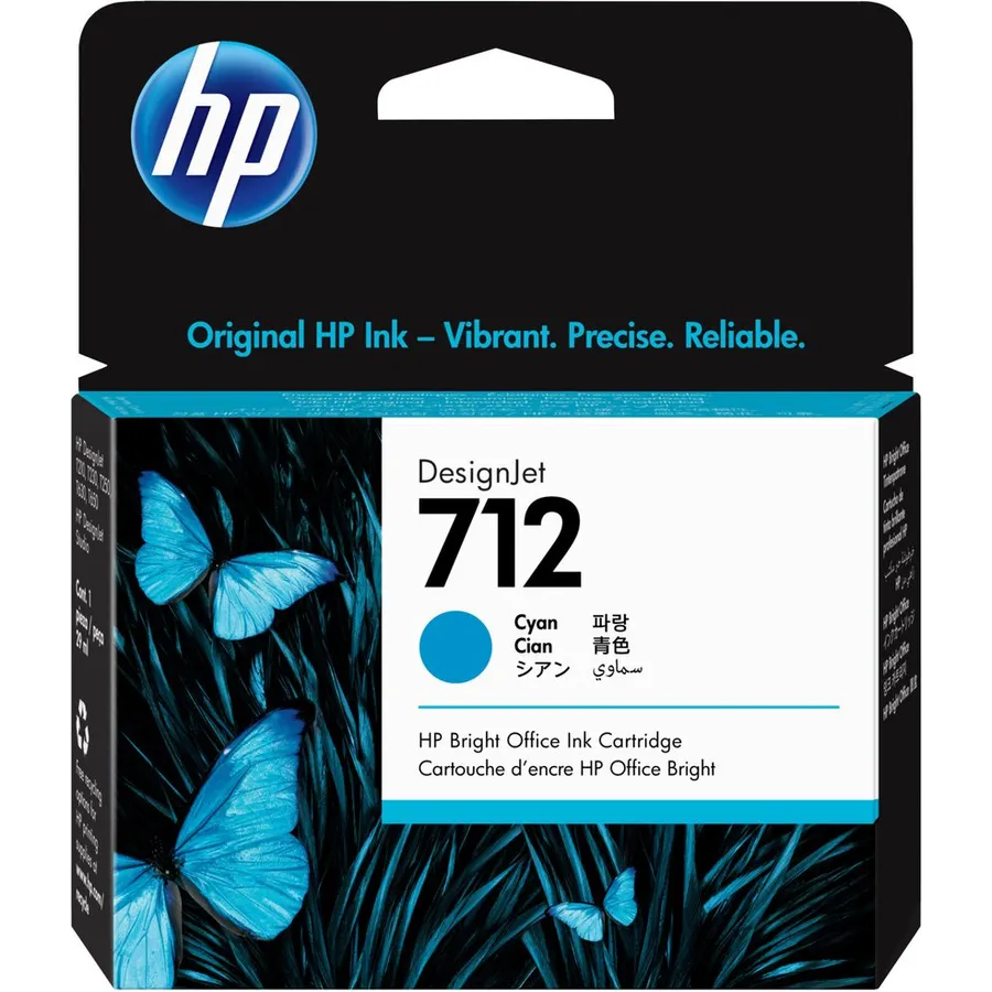 Mürəkkəb kartric HP 712 29 ml Cyan DesignJet (3ED67A)