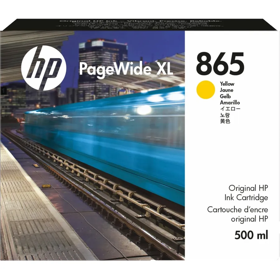 Mürəkkəb kartric HP 865 500 ml Yellow PageWide XL (3ED84A)
