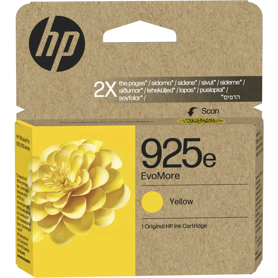 Mürəkkəb kartric HP 925e EvoMore Yellow (4K0W2PE)