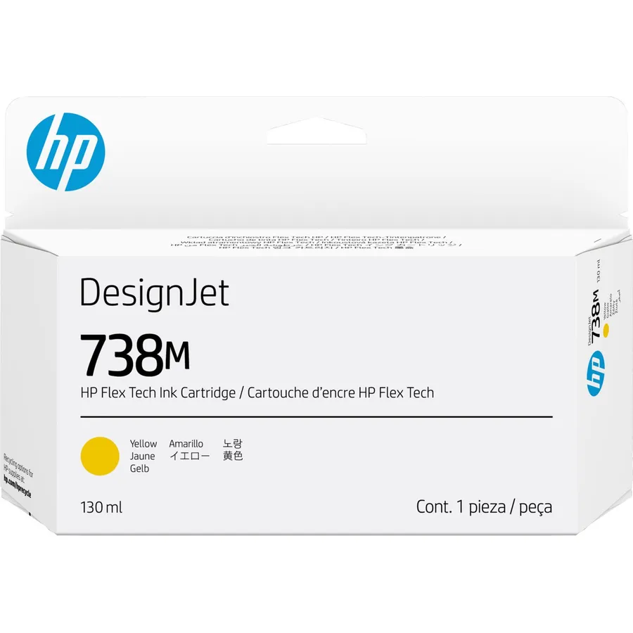 Mürəkkəb kartric HP 738M 130 ml Yellow (A24VPA)