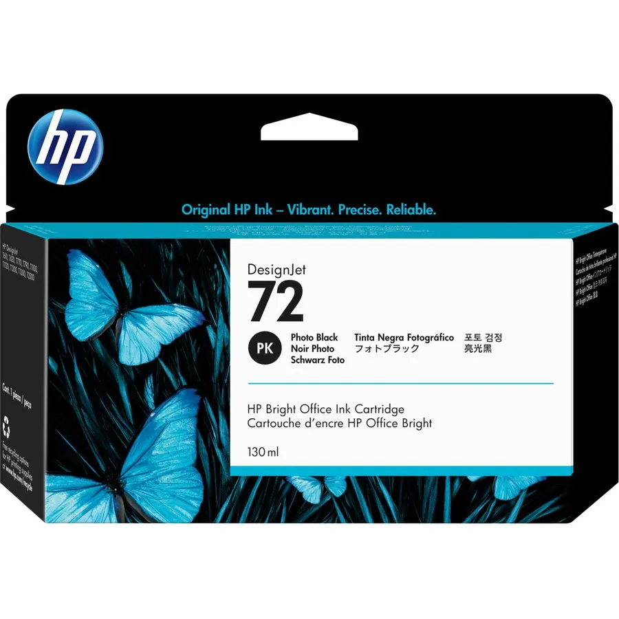 Mürəkkəb kartric HP 72 130 ml Photo Black DesignJet (C9370A)