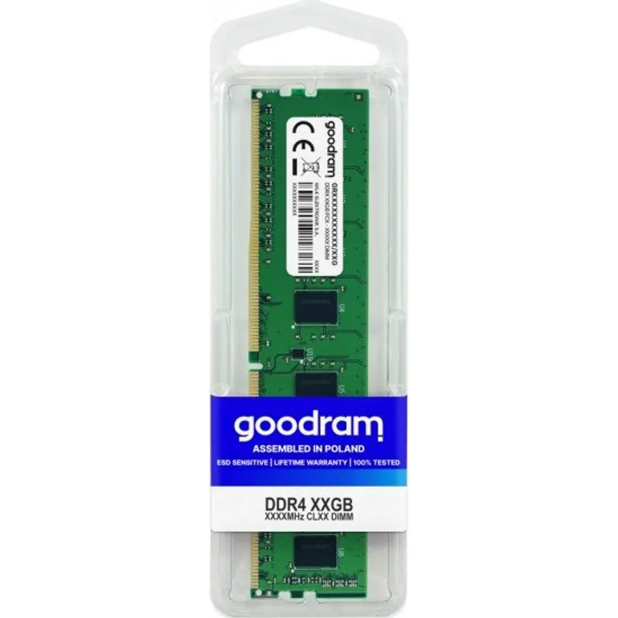 Operativ yaddaş (RAM) GoodRam 16GB DDR4 DIMM PC4-25600 3200MHz (GR3200D464L22S/16G)