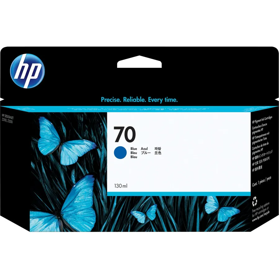 Mürəkkəb kartric HP 70 130 ml Blue DesignJet (C9458A)